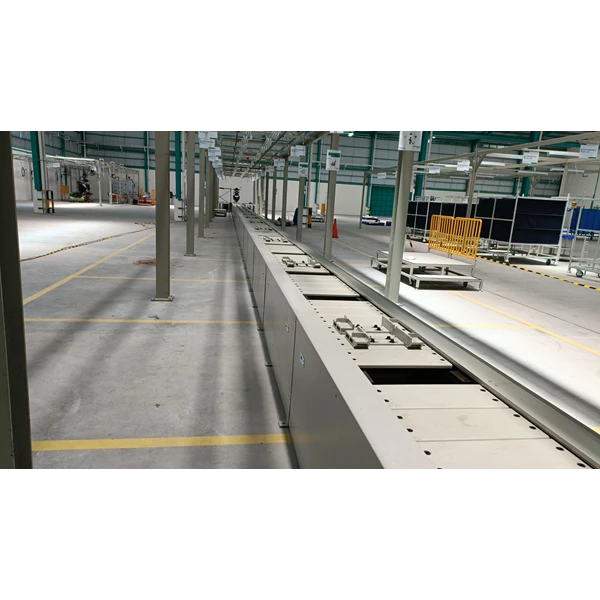 Chain Conveyor with Slat Plate